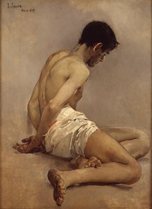 Estudio académico del natural de Joaquín Sorolla